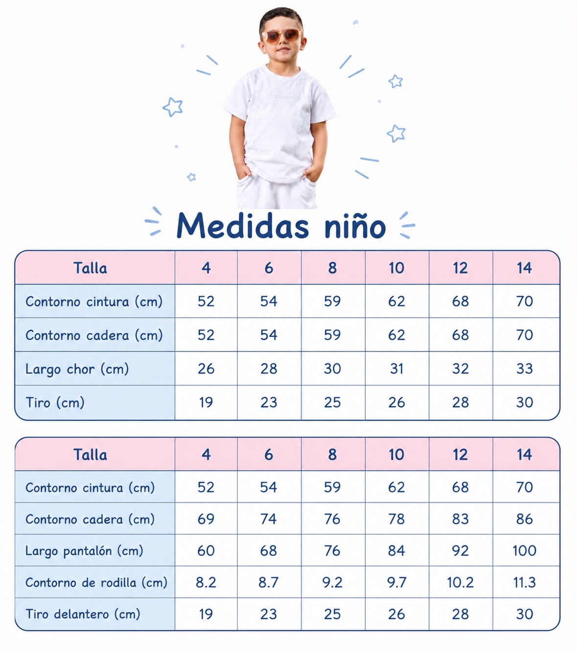 Guía de tallas